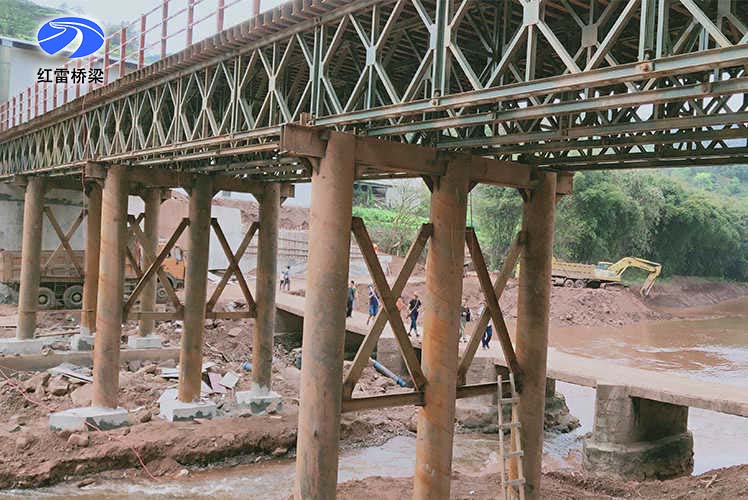 四川宜宾彝良高速公路钢便桥介绍