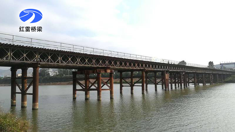 高明至恩平高速公路第TJ3合同段钢便桥施工