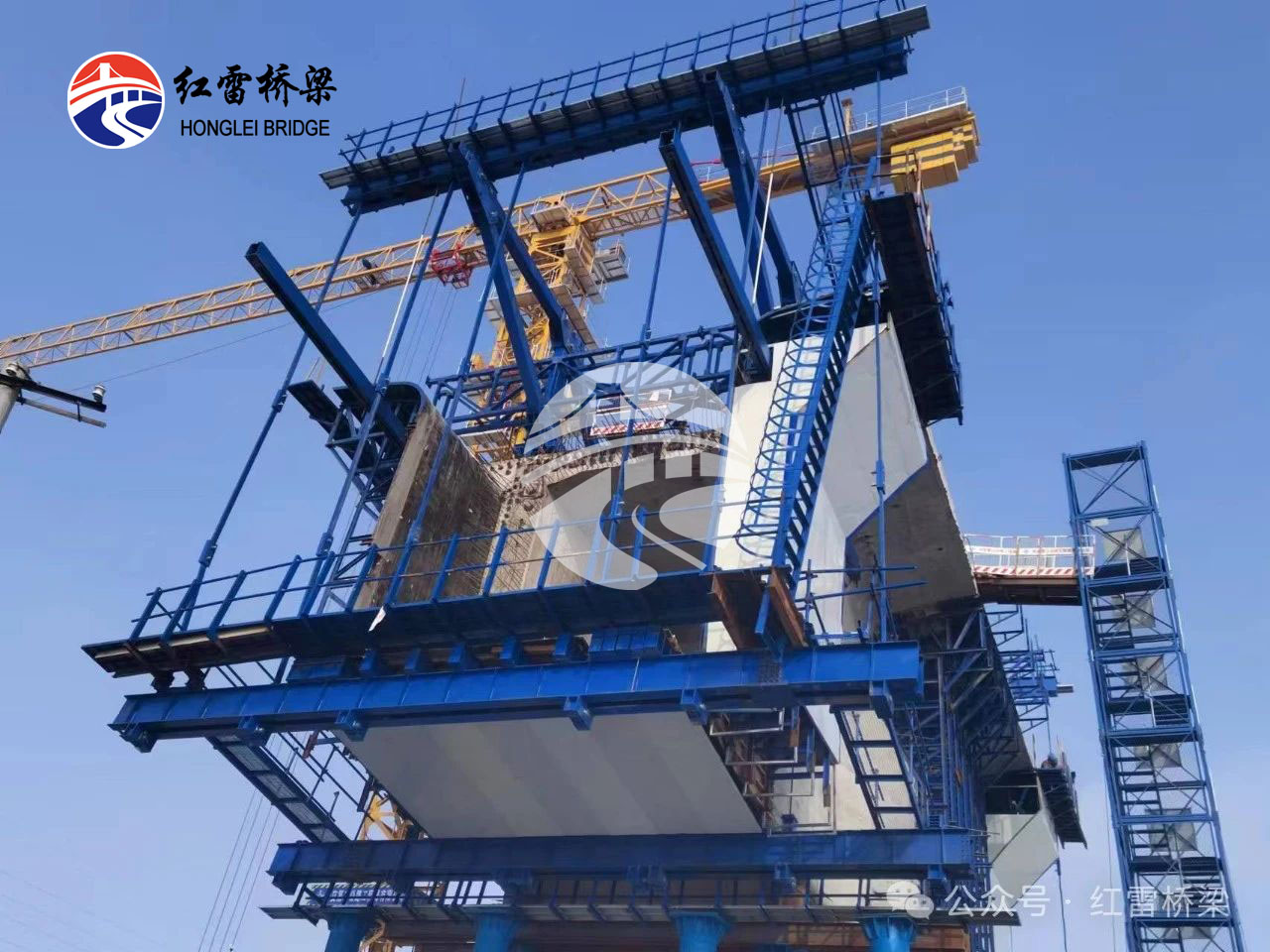 合肥新桥机场S1线挂篮完美呈现