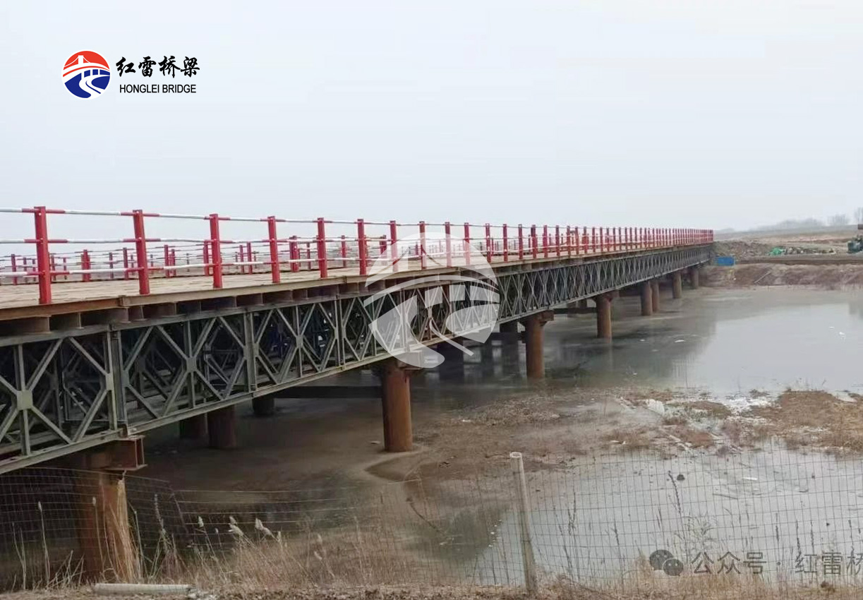 黑龙江省佳木斯至同江铁路扩能改造工程钢便桥施工