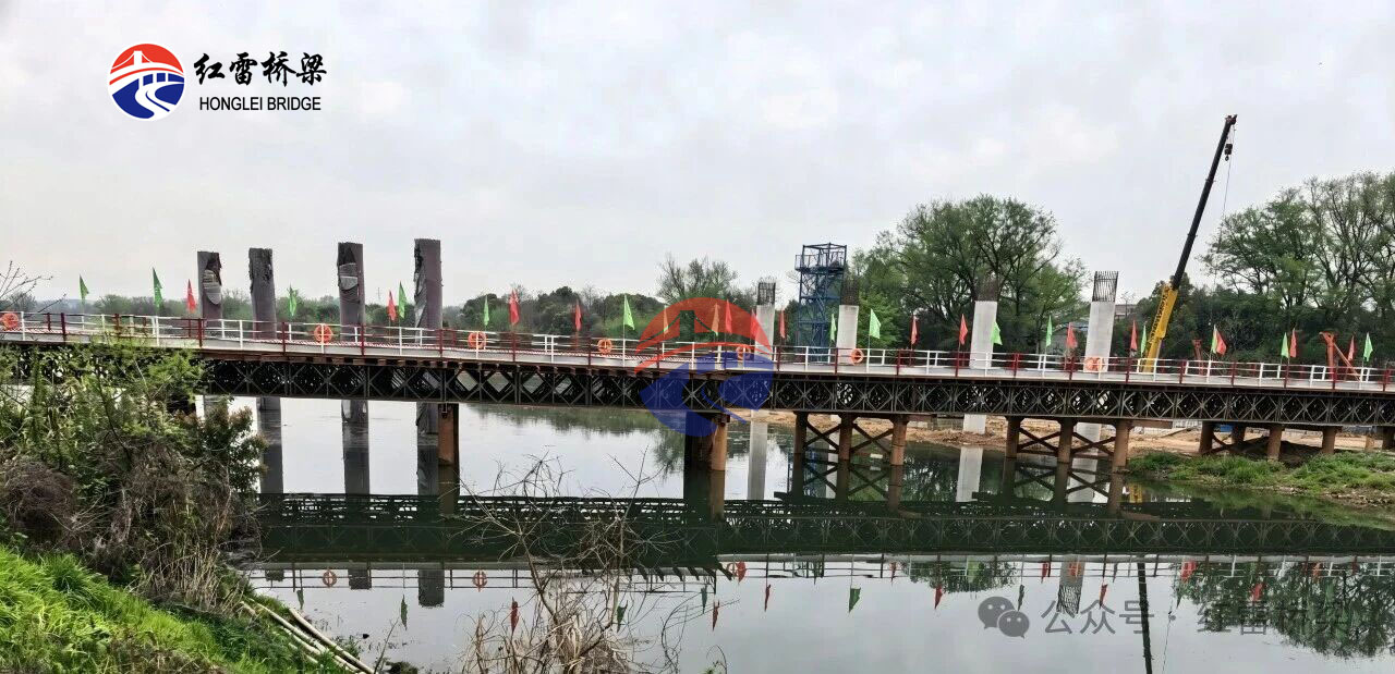 安徽S40宁国至枞阳高速公路池州段2标钢栈桥施工