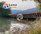 浙江丽水莲都区小安溪幸福河湖建设钢栈桥