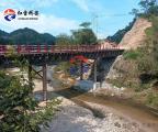 和县至襄阳高速公路天堂寨支线工程1/2标钢栈桥